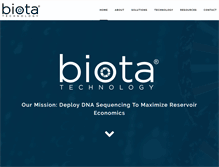 Tablet Screenshot of biota.com